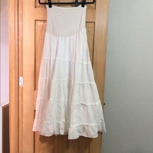 Long maternity skirt